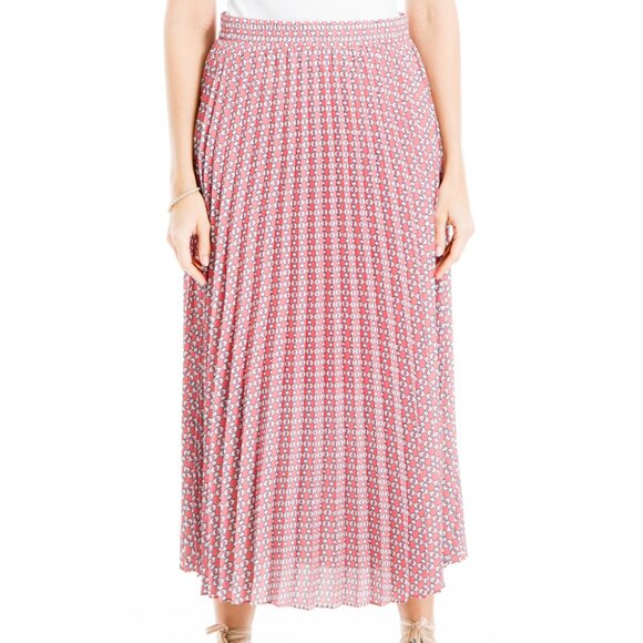 MAX STUDIO Pleated Midi Skirt